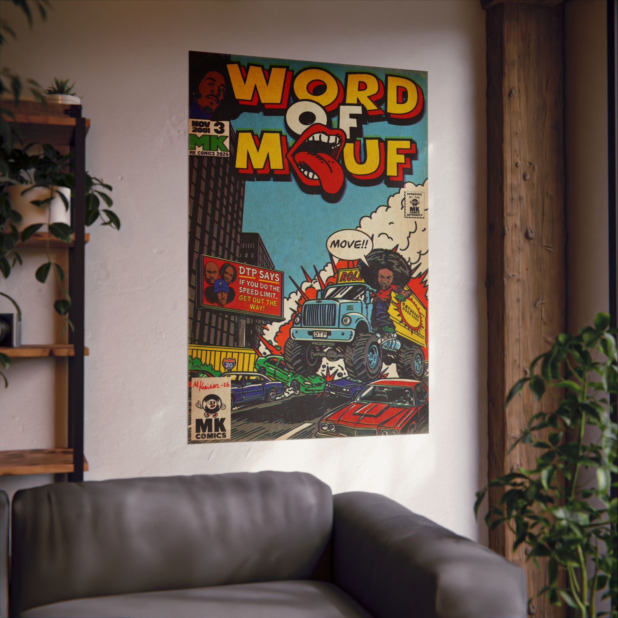 Word of Mouf - Matte Vertical Posters