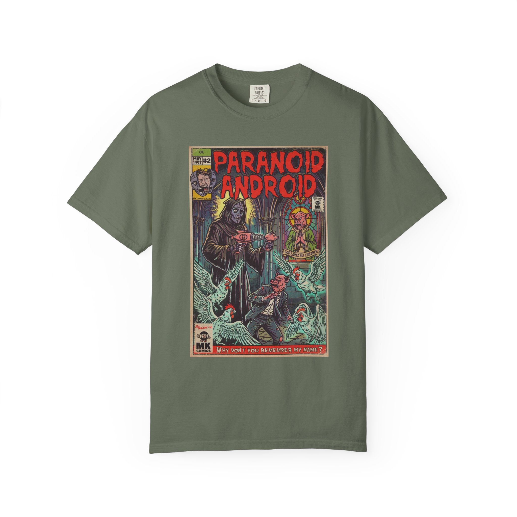 Paranoid Android - Unisex Comfort Colors T-shirt