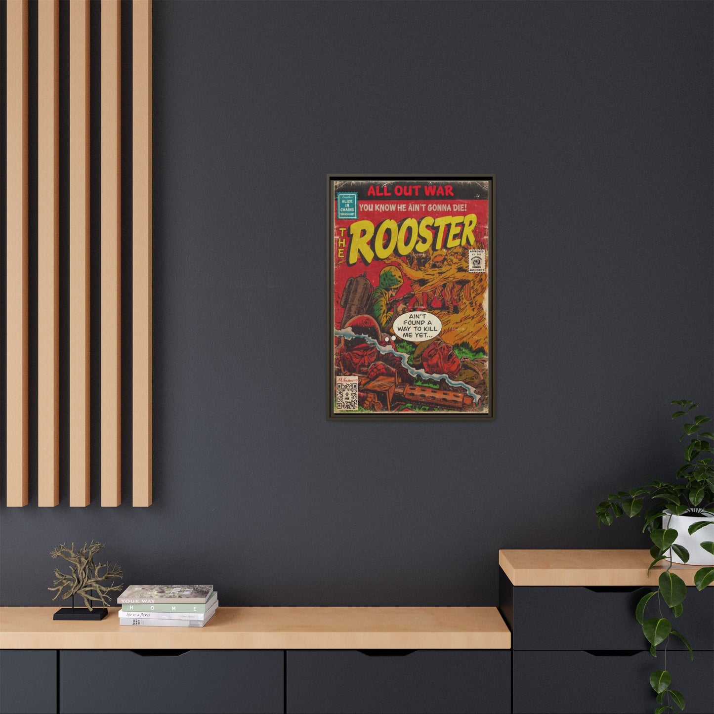 Alice In Chains - Rooster - Gallery Canvas Wraps, Vertical Frame