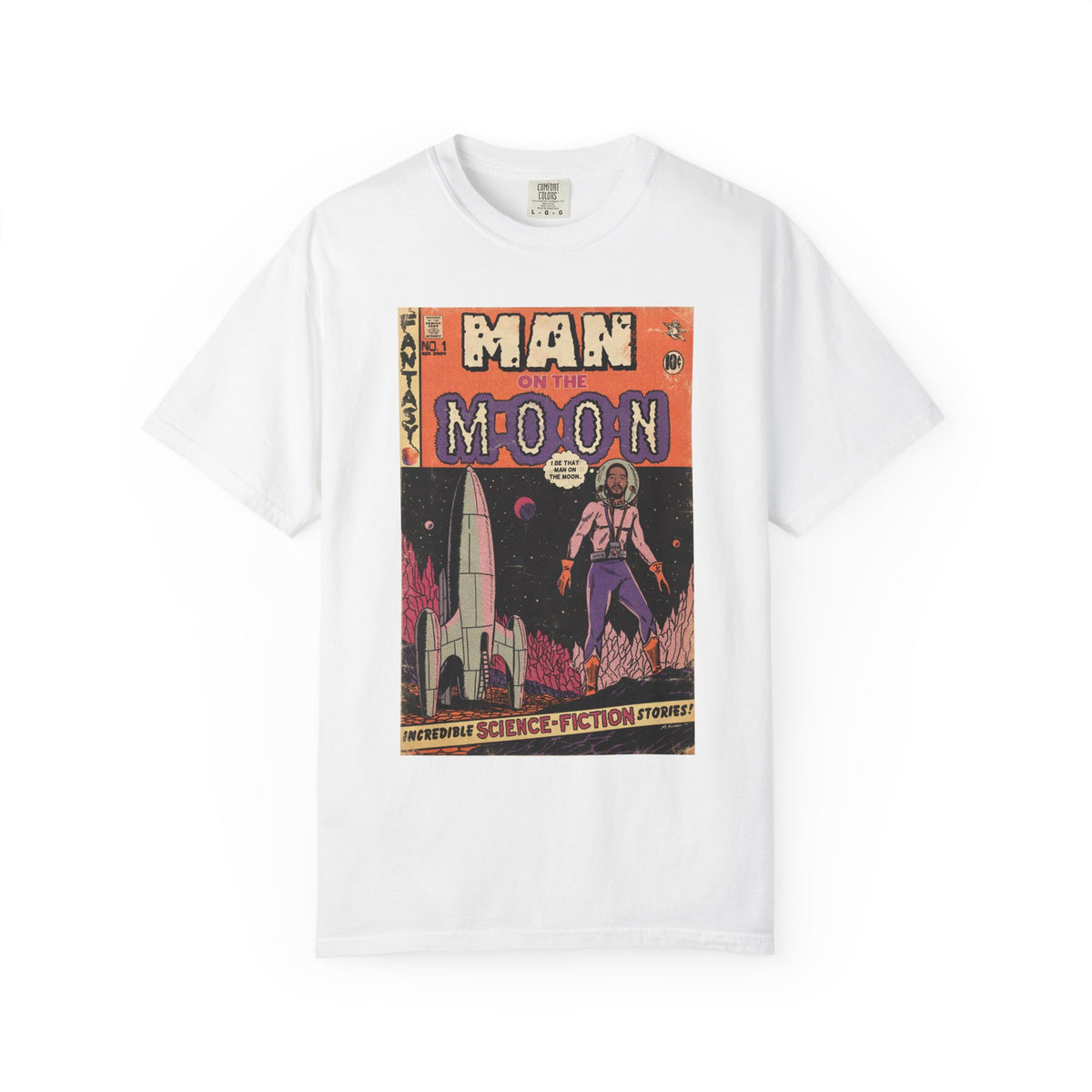 Man on the Moon - Unisex Comfort Colors T-shirt