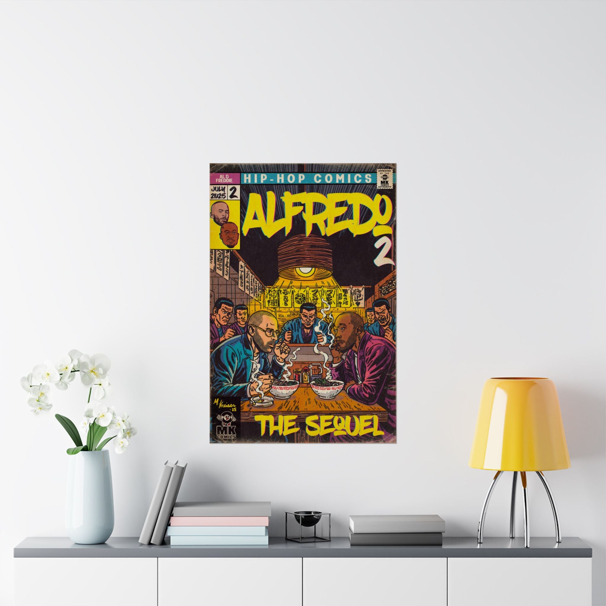 Alfredo 2 - Matte Vertical Posters