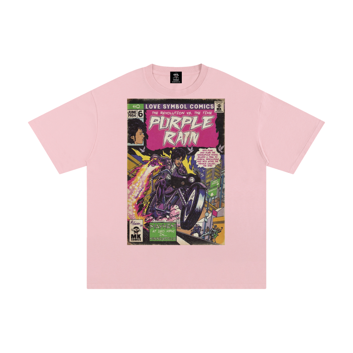 Purple Rain - Unisex Pure Cotton T-Shirt