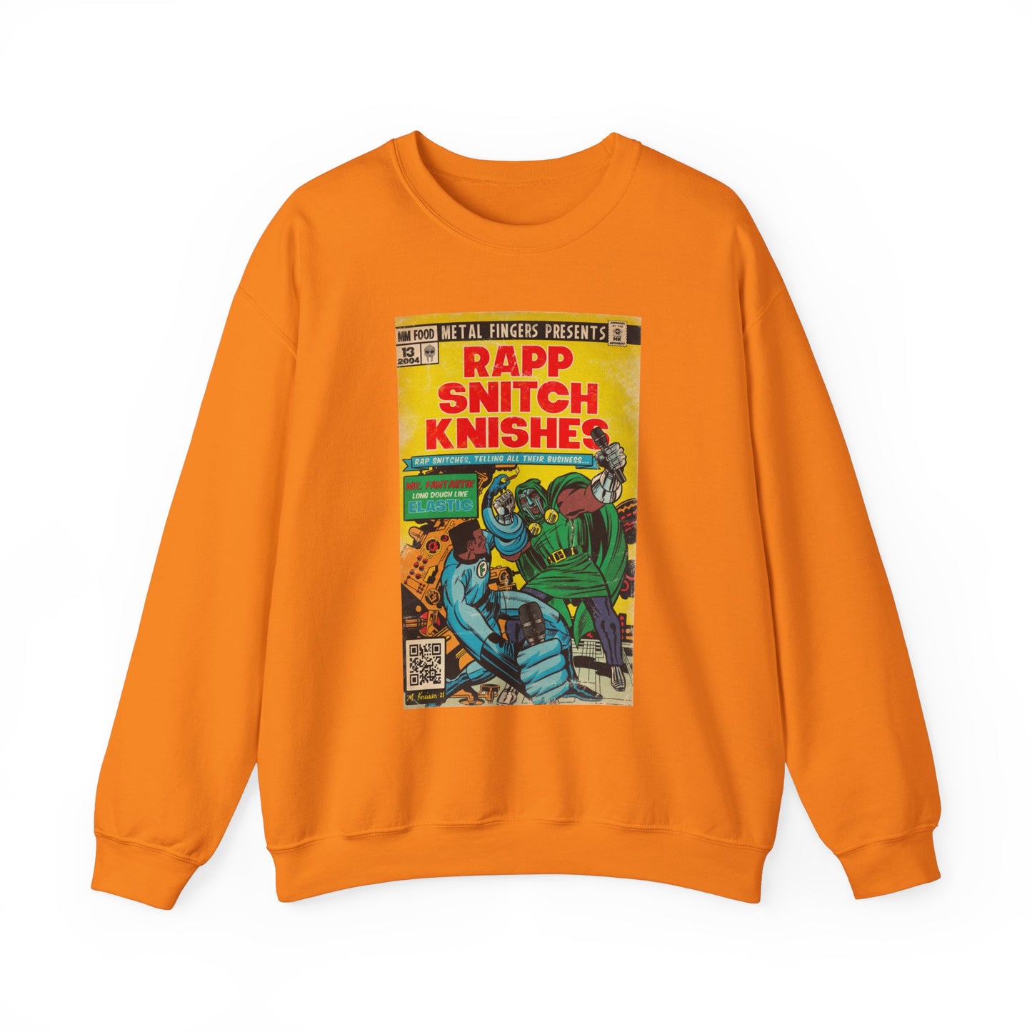 MF DOOM -Rapp Snitch Knishes - Unisex Heavy Blend™ Crewneck Sweatshirt