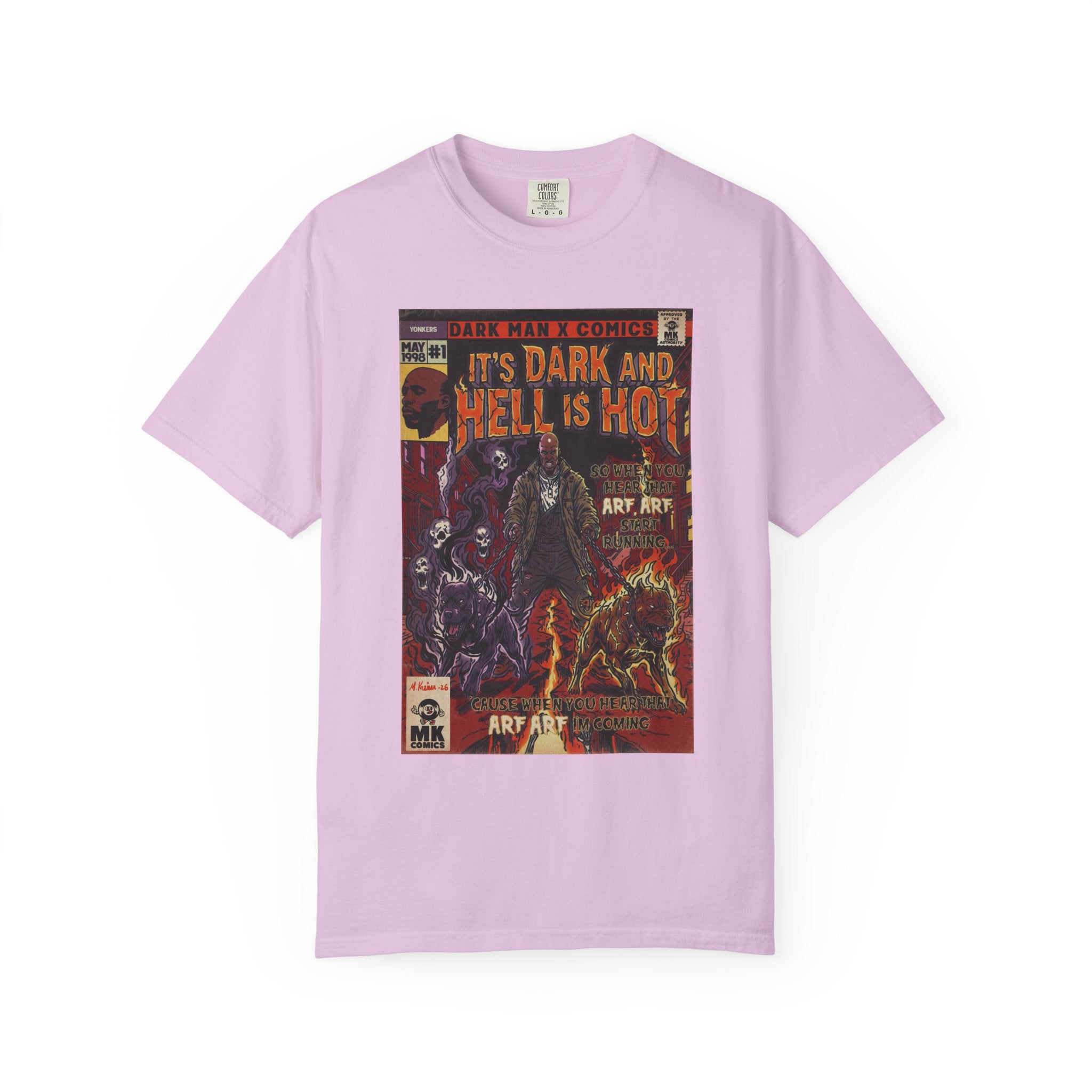 It's Dark & Hell is Hot - Unisex Comfort Colors T-shirt