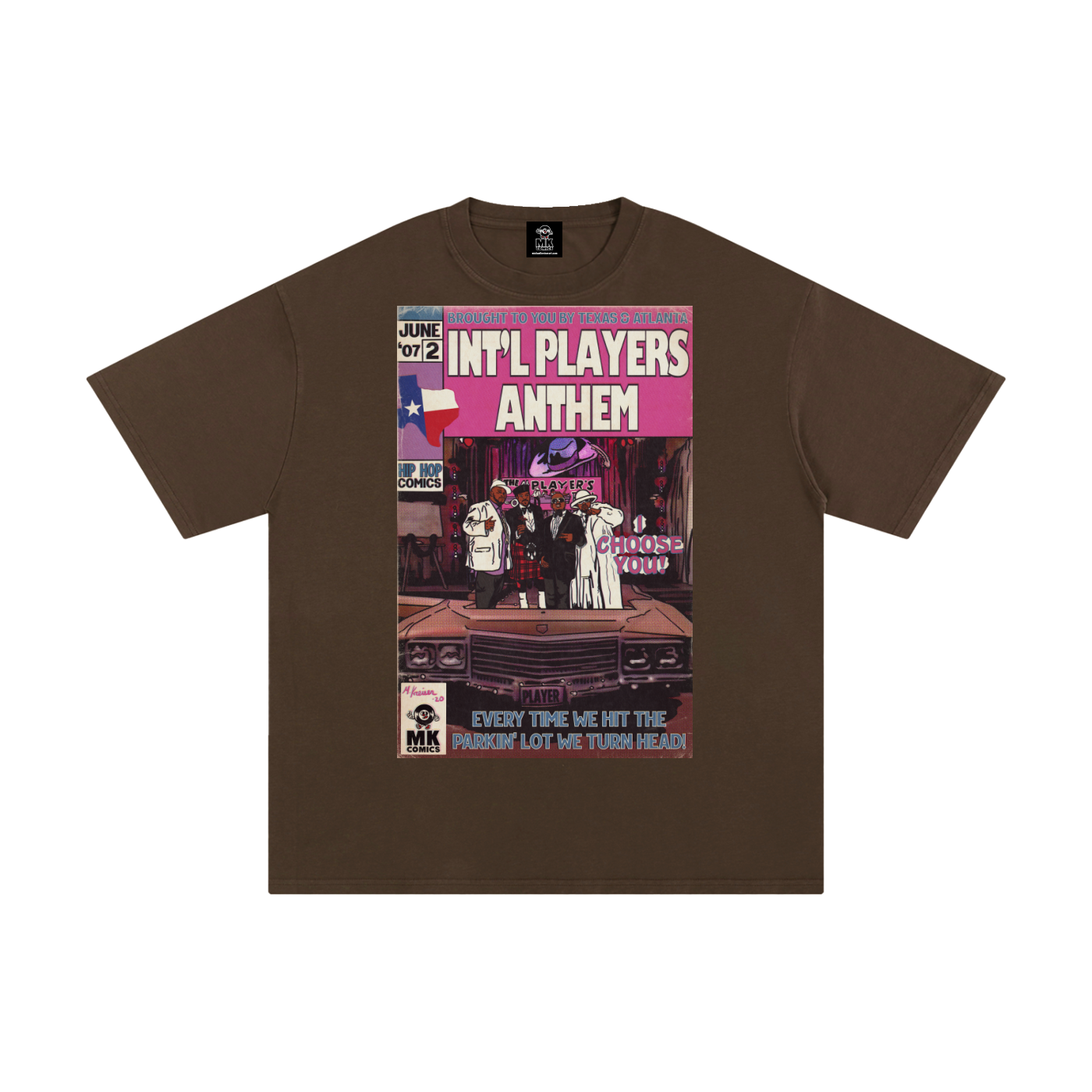Int'l Players Anthem - MK Classics - Unisex Pure Cotton T-Shirt
