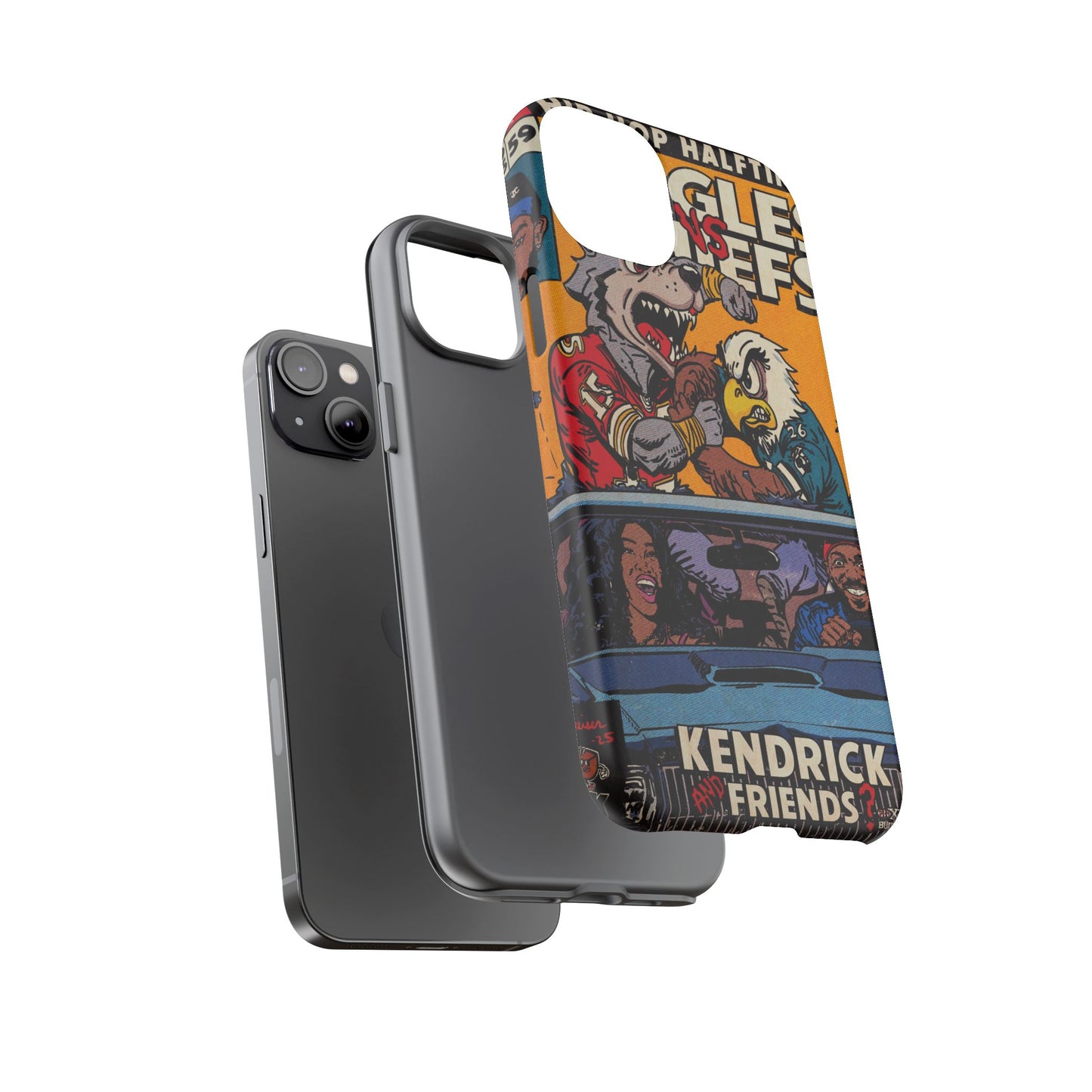 Kendrick & SZA - 2025 Halftime - Eagles vs Chiefs - Tough Phone Cases