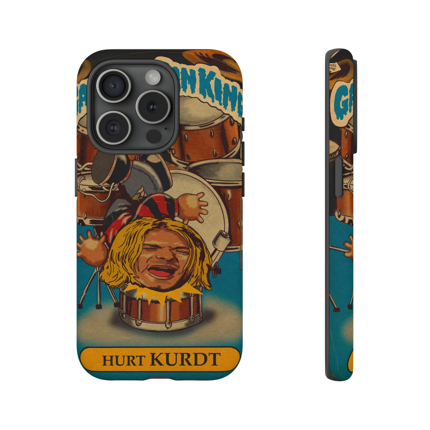 Hurt KURDT - Garbage Can Kings - Nirvana - Tough Phone Cases