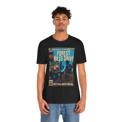 2014 Forest Hills Drive - Comic Book Art -  Unisex Jersey Short Sleeve Tee