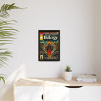 Eulogy - Matte Canvas, Framed (Multi-color)