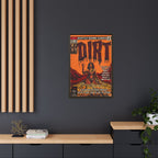 Dirt - Matte Canvas, Framed (Multi-color)