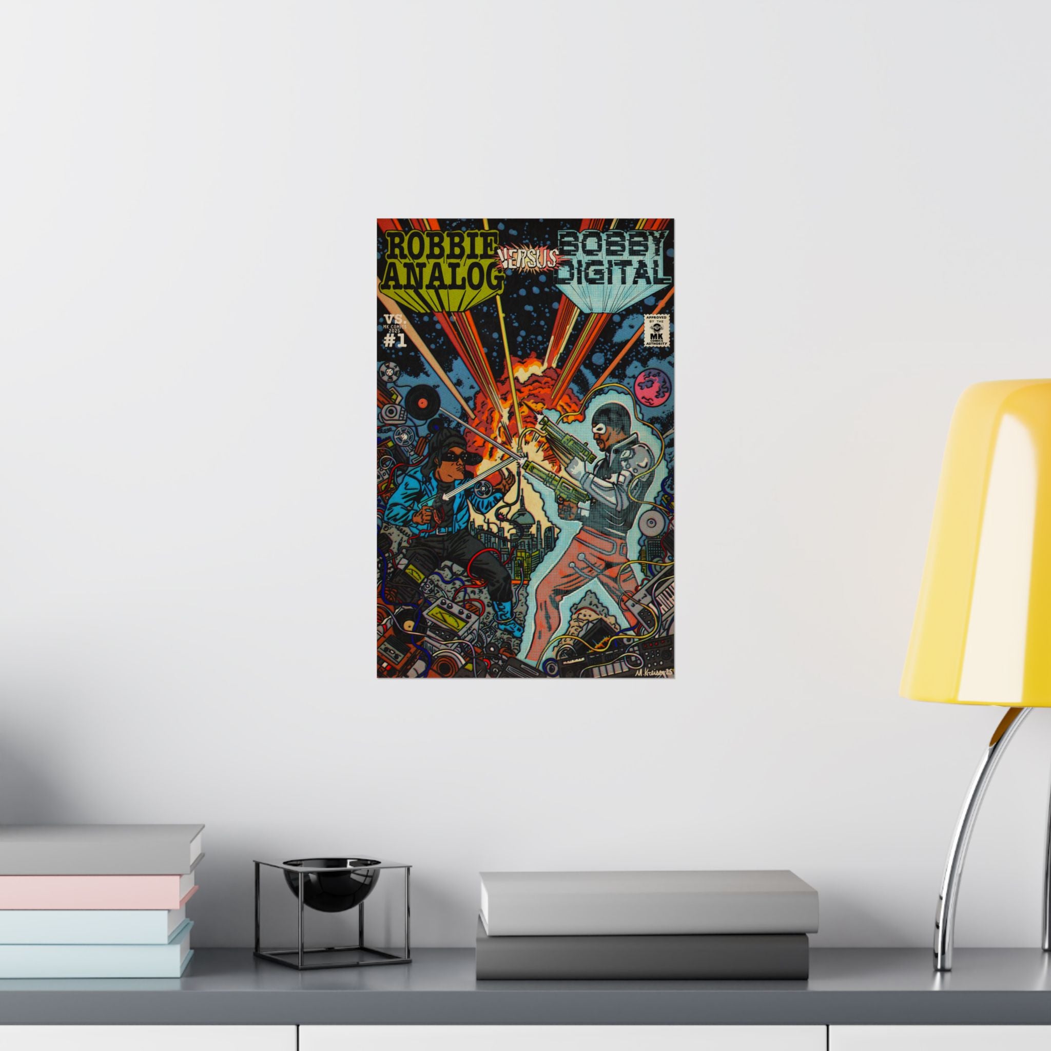 Analog vs. Digital - Matte Vertical Posters