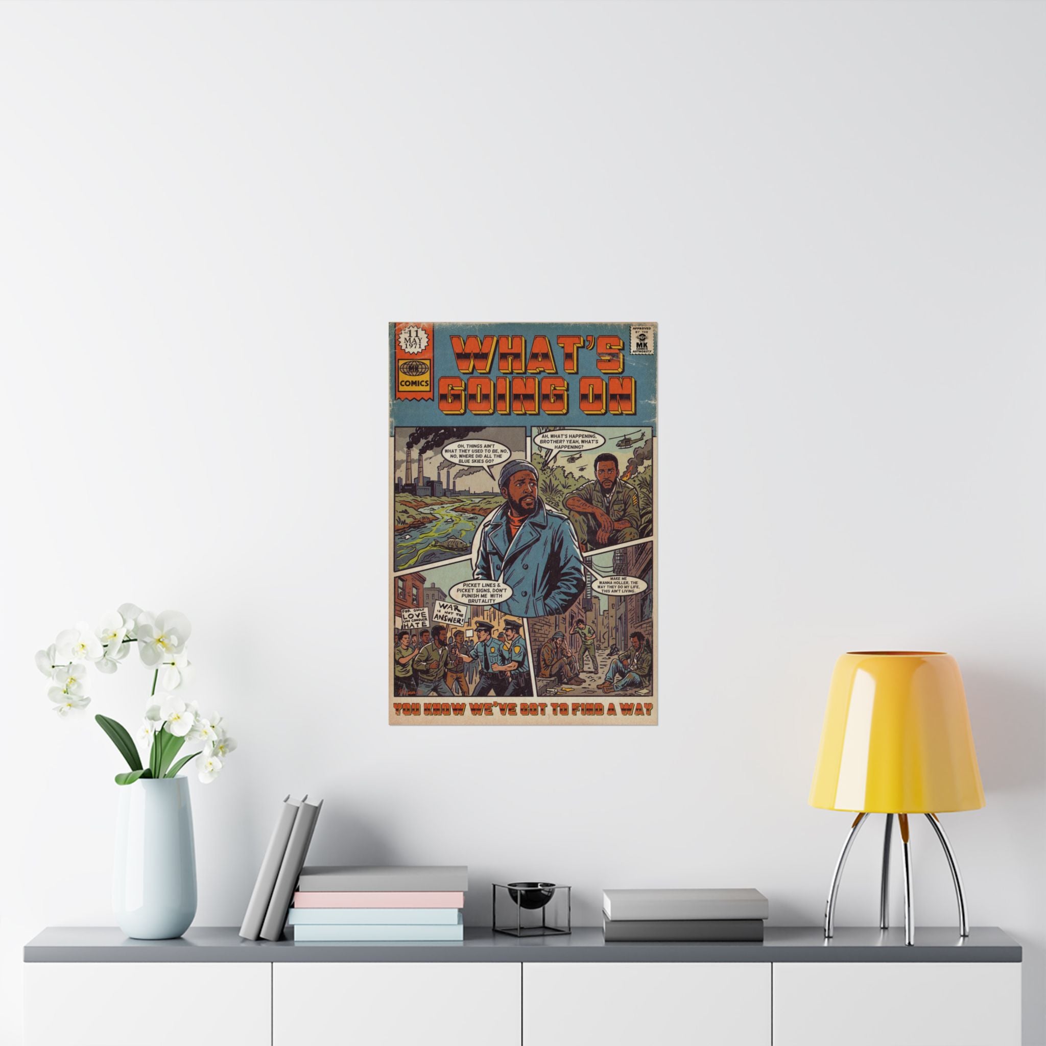 What's Going On - Matte Vertical Posters