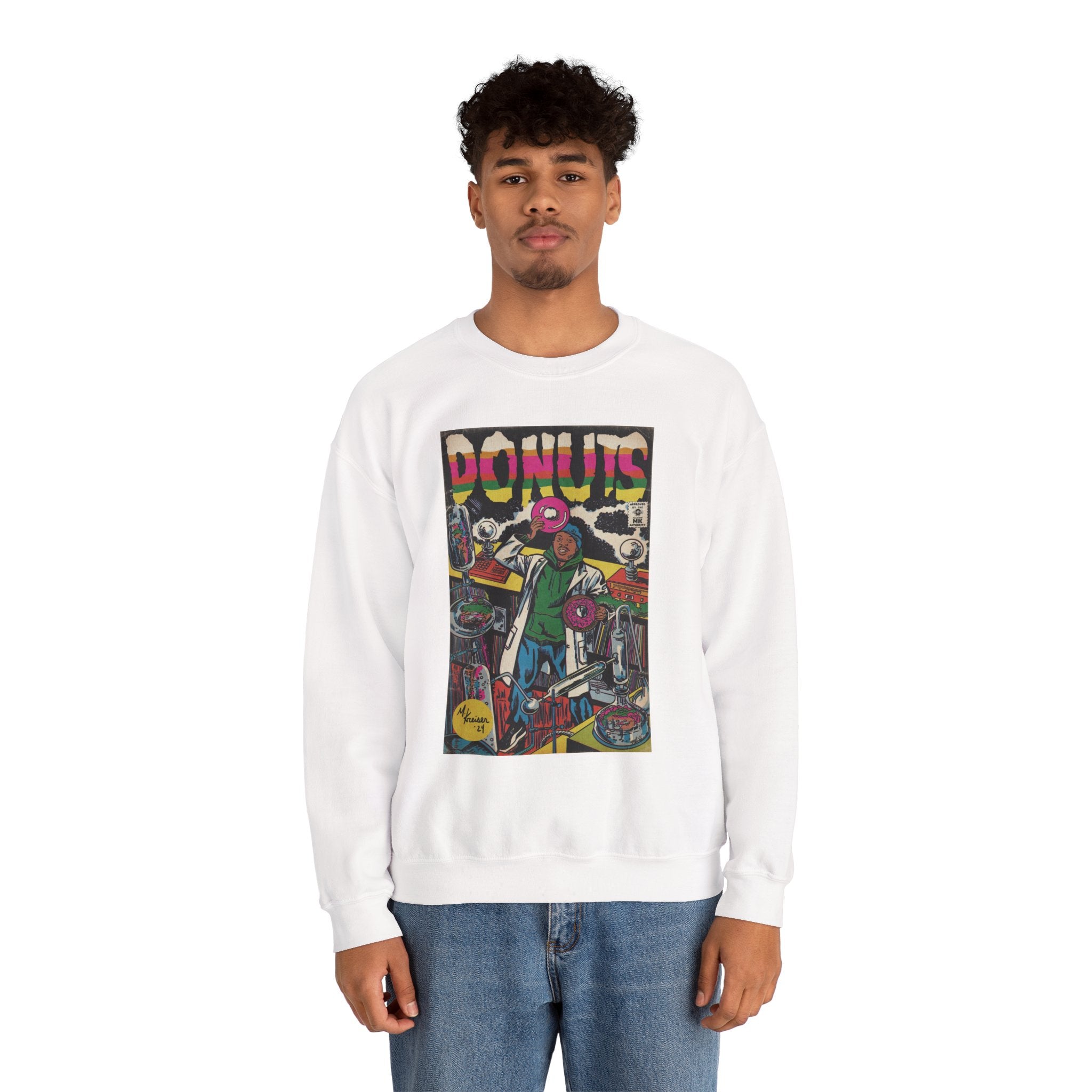 Donuts - Unisex Heavy Blend™ Crewneck Sweatshirt