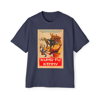 Kung-Fu Kenny - Men's Heavy Oversized Tee