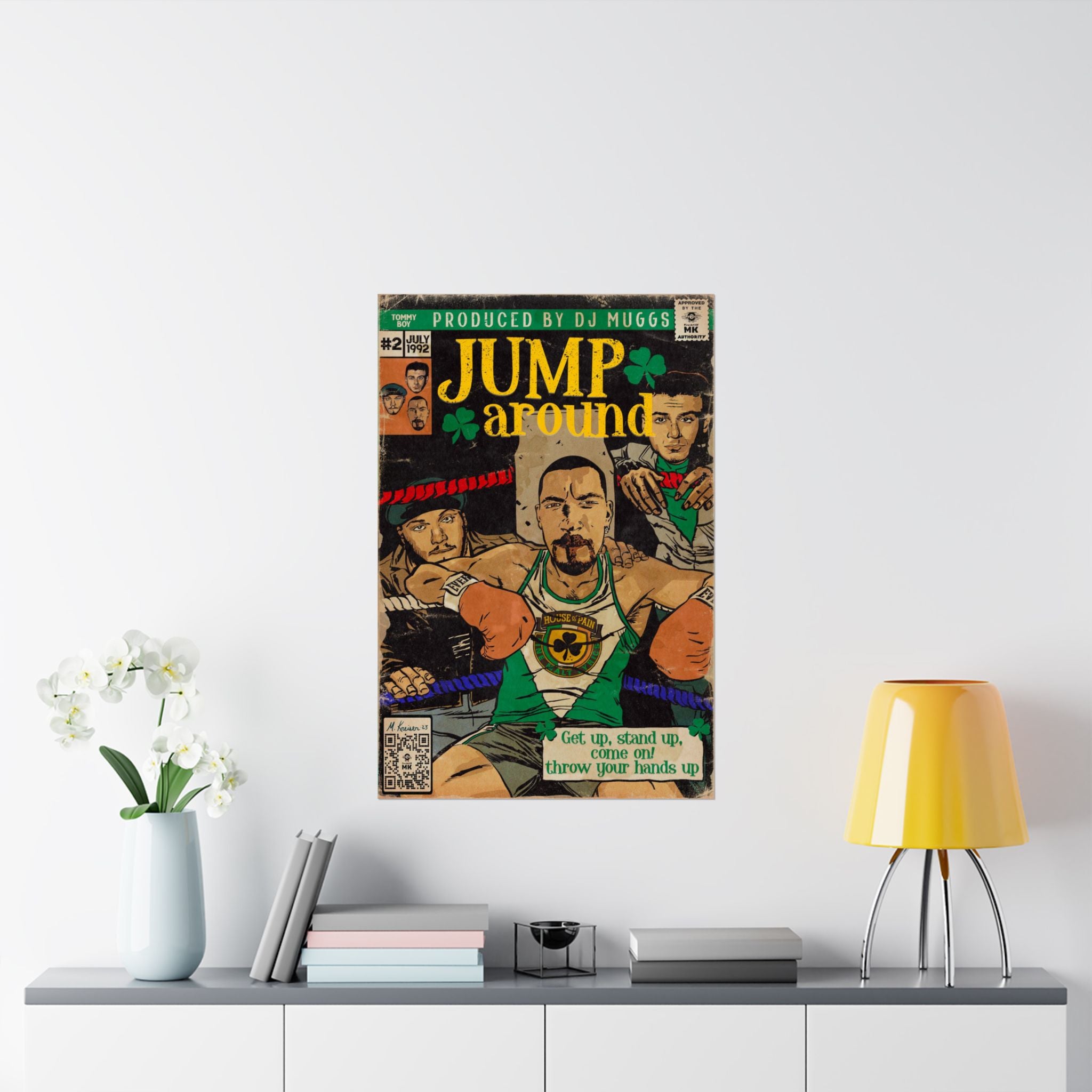 Jump Around -  Vertical Matte Poster