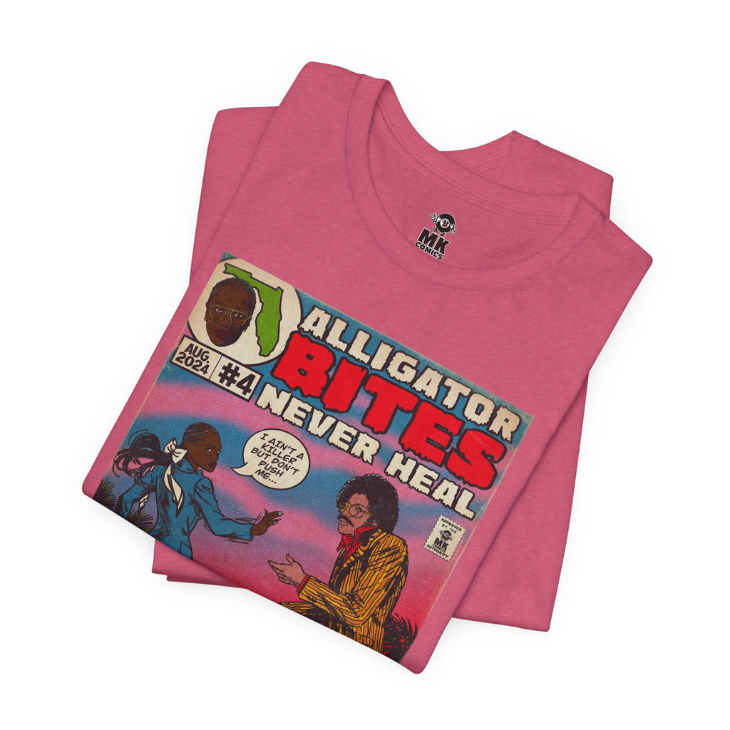 Denial is a River - Alligator Bites - Unisex Jersey Short Sleeve Tee