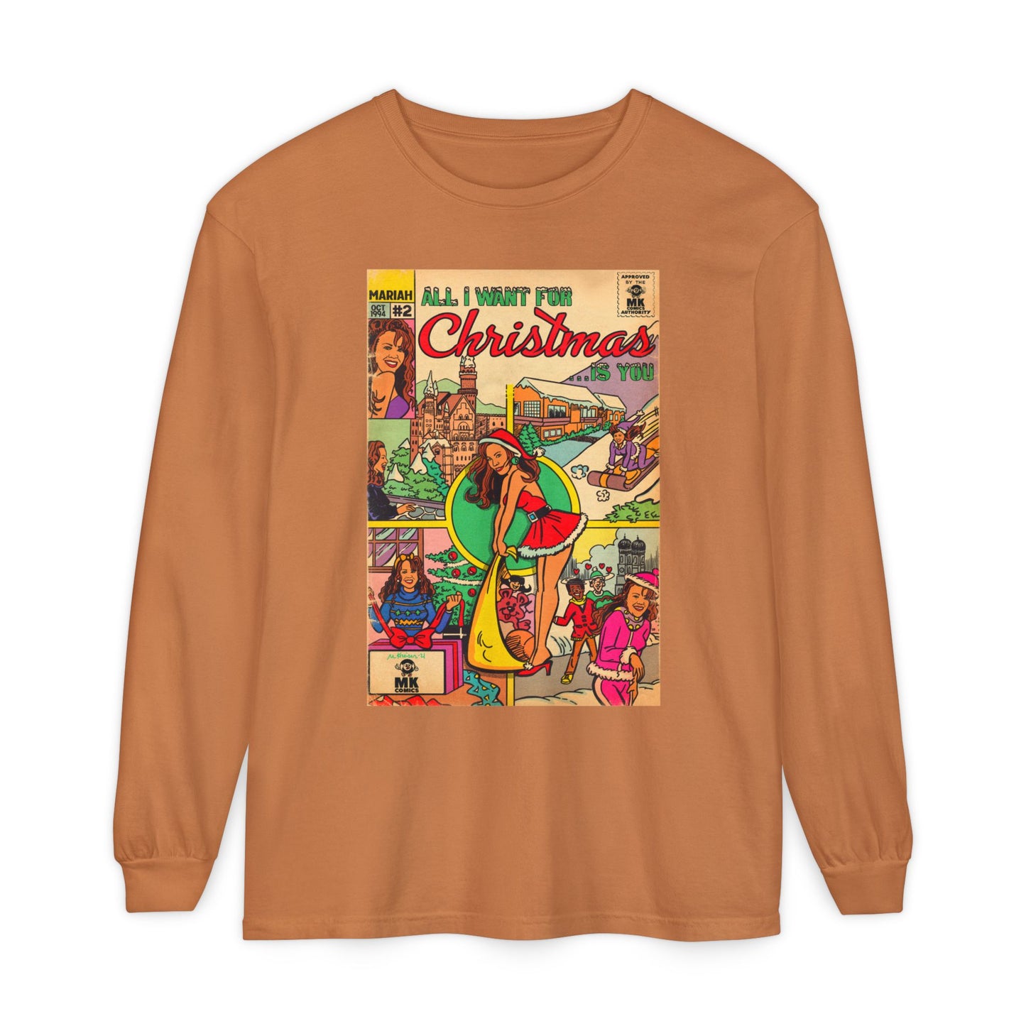 All I Want for Christmas.. - Unisex Comfort Colors Long Sleeve T-Shirt
