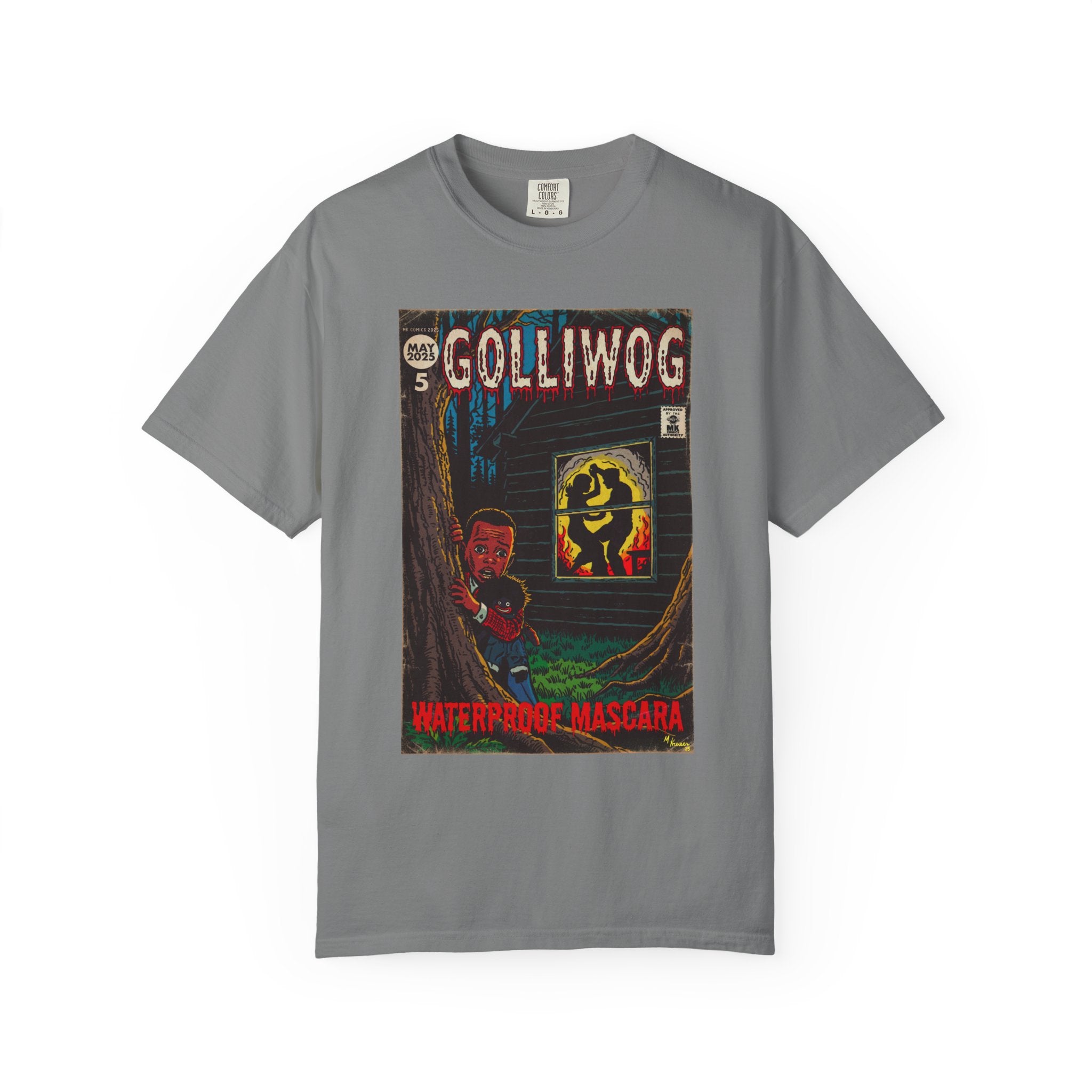 Waterproof Mascara - Golliwog - Unisex Garment-Dyed T-shirt