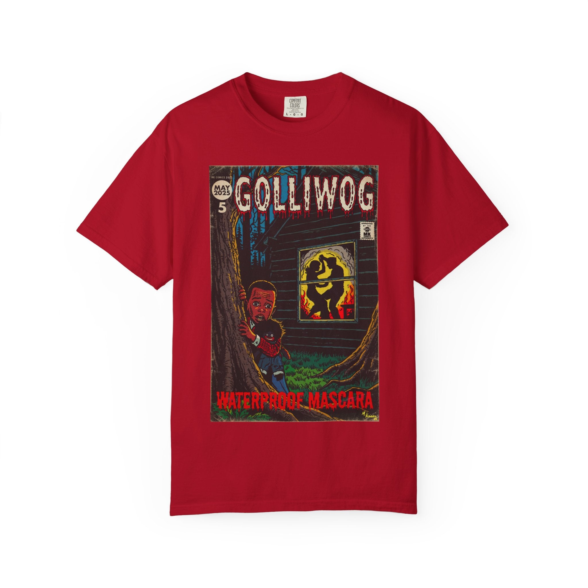 Waterproof Mascara - Golliwog - Unisex Garment-Dyed T-shirt