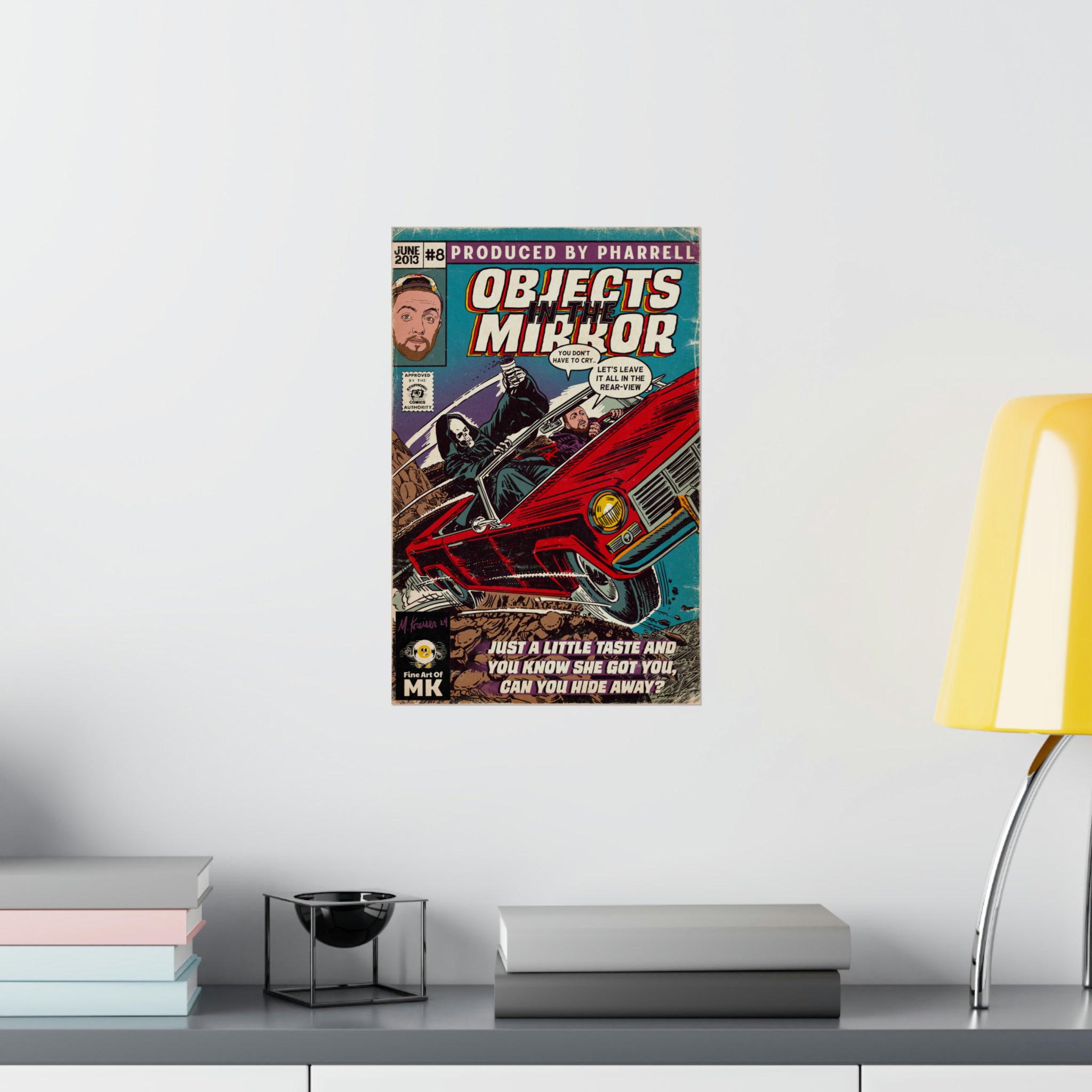 Objects in the Mirror - Matte Vertical Posters