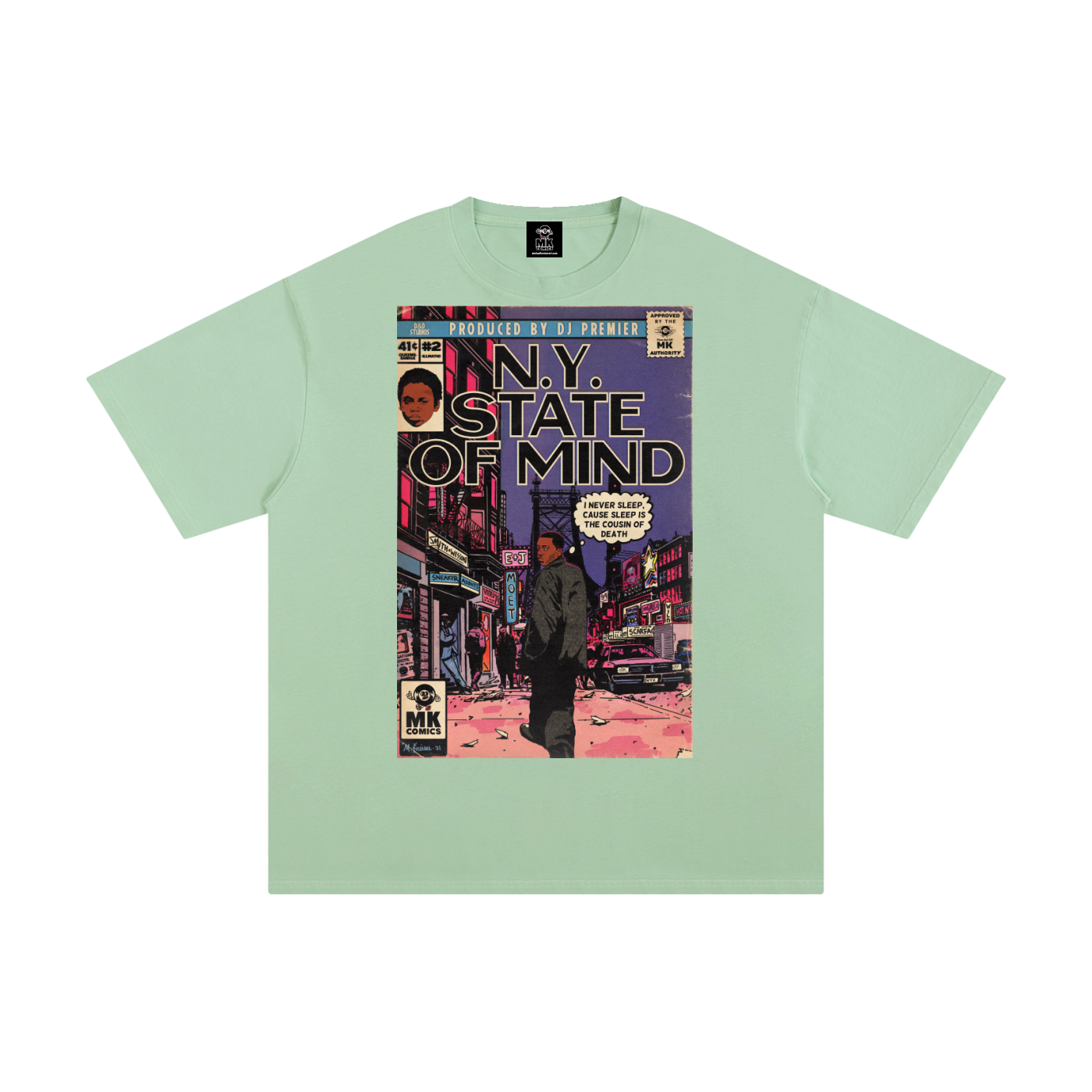 NY State of Mind - MK Classics - Unisex Pure Cotton T-Shirt