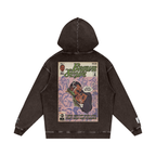 Brown Sugar - Snow Washed Loose Cotton Hoodie