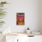Egypt Remix - Matte Canvas, Framed (Multi-color)