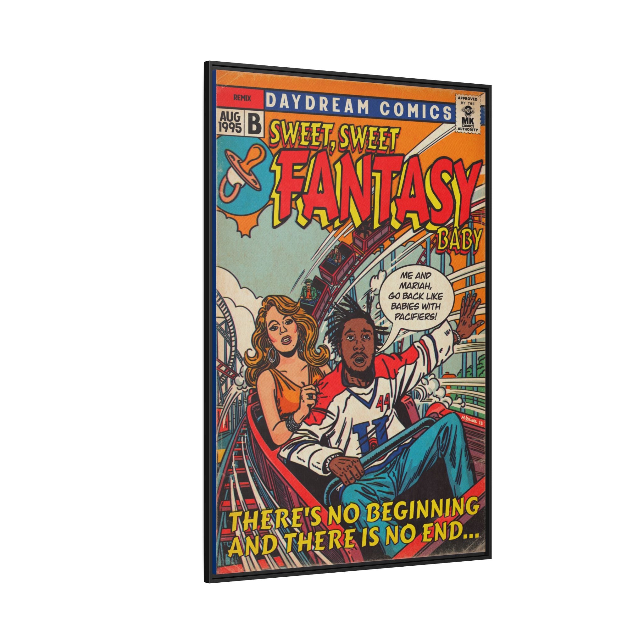 Fantasy Remix - Matte Canvas, Framed (Multi-color)