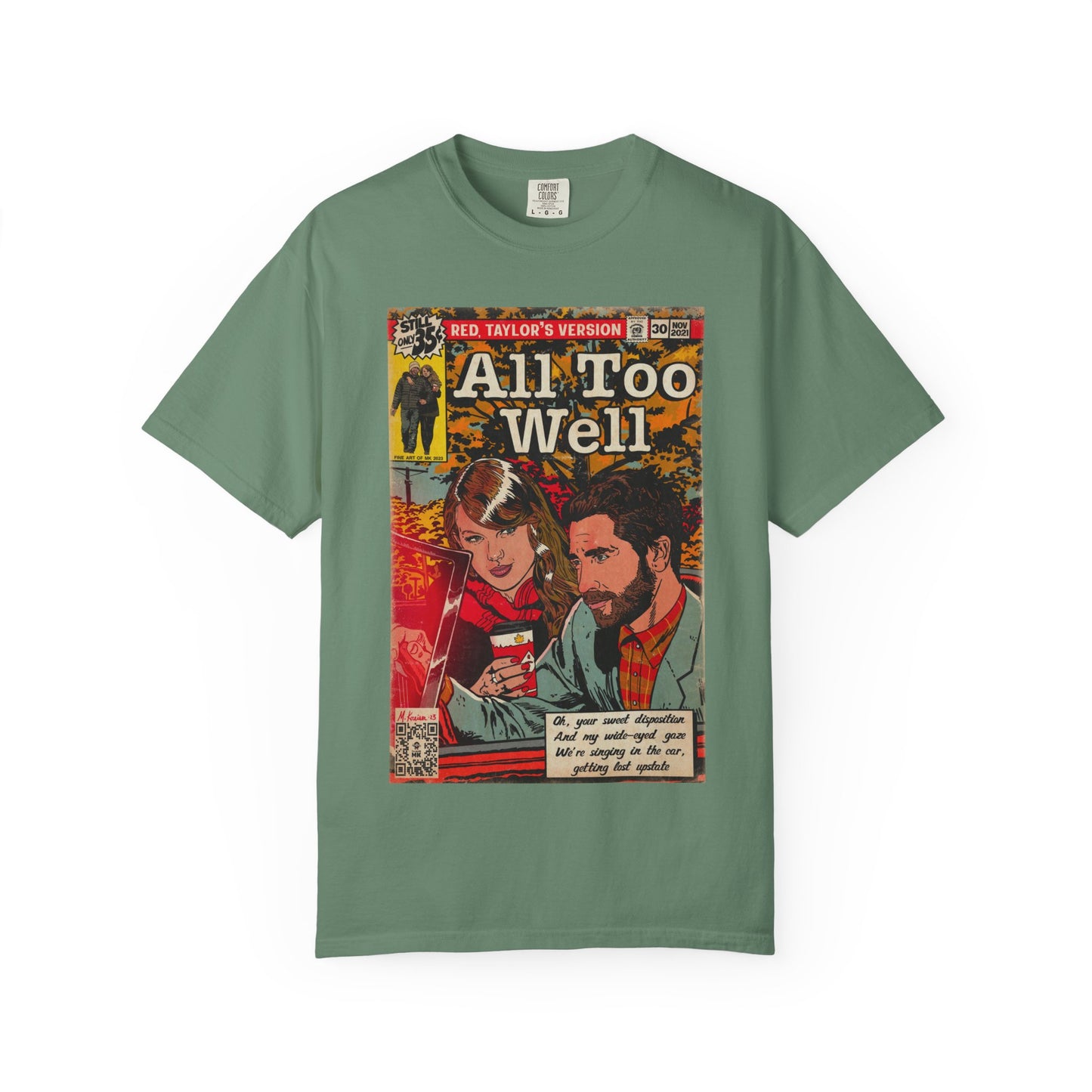 Taylor Swift - All Too Well - Unisex Comfort Colors T-shirt