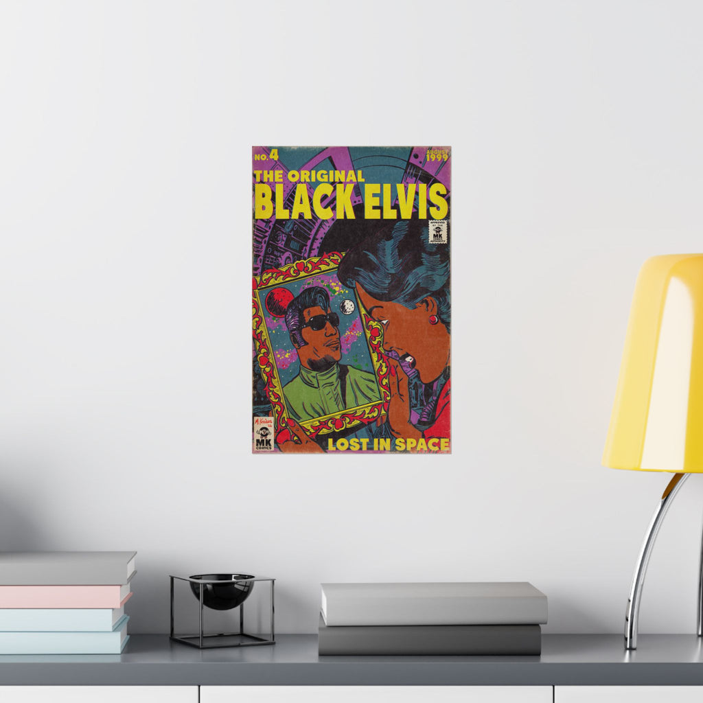 Black Elvis - Matte Vertical Posters
