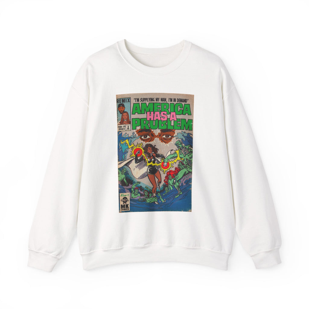 America Has a Problem - Unisex Heavy Blend™ Crewneck Sweatshirt