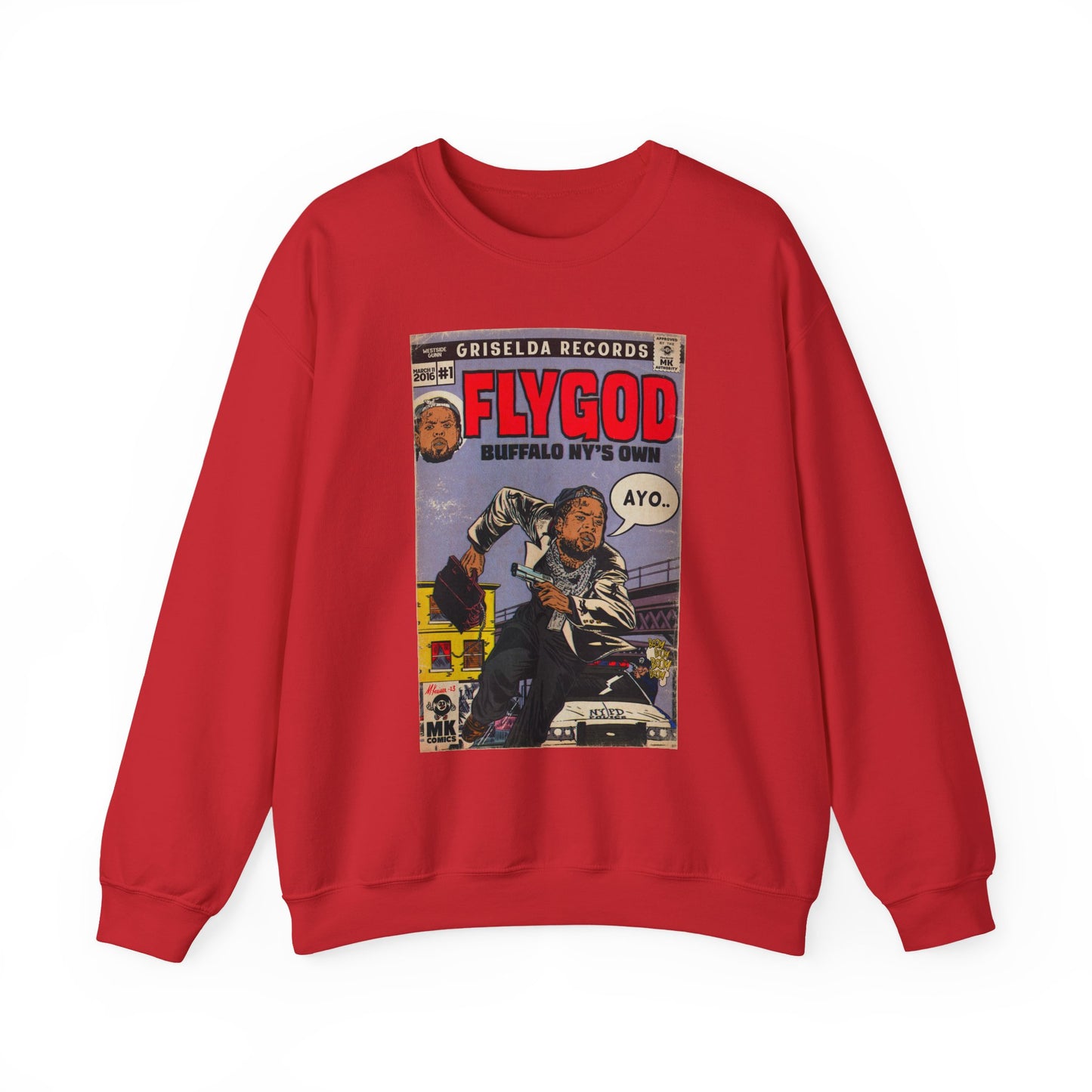 Flygod - Unisex Heavy Blend™ Crewneck Sweatshirt