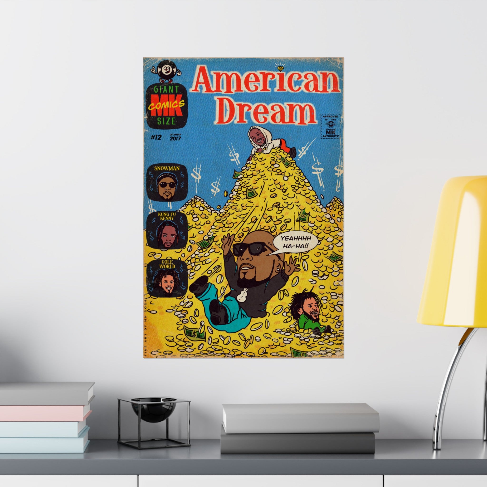 American Dream - Matte Vertical Posters