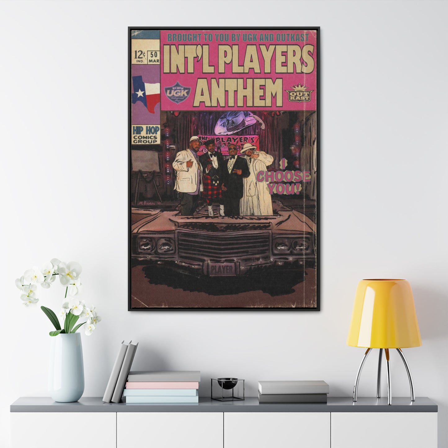 UGK & OutKast - Int’l Players Anthem (I Choose You) Gallery Canvas Wraps, Vertical Frame