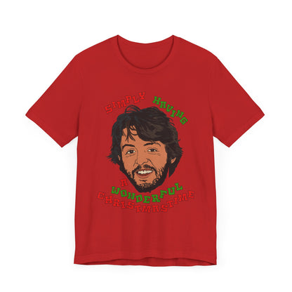 Paul McCartney - Wonderful Christmastime - Unisex Jersey Short Sleeve Tee