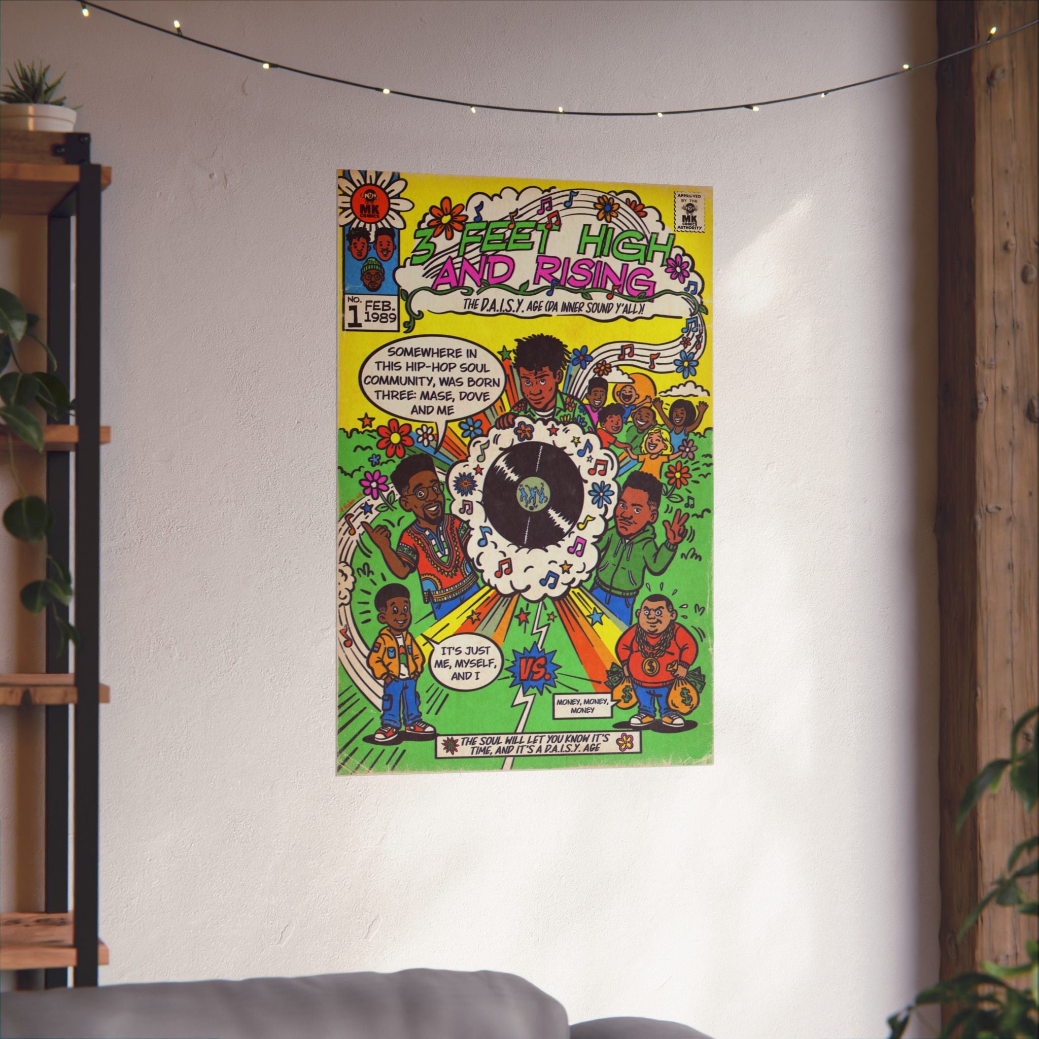 3 Feet High & Rising - Matte Vertical Posters