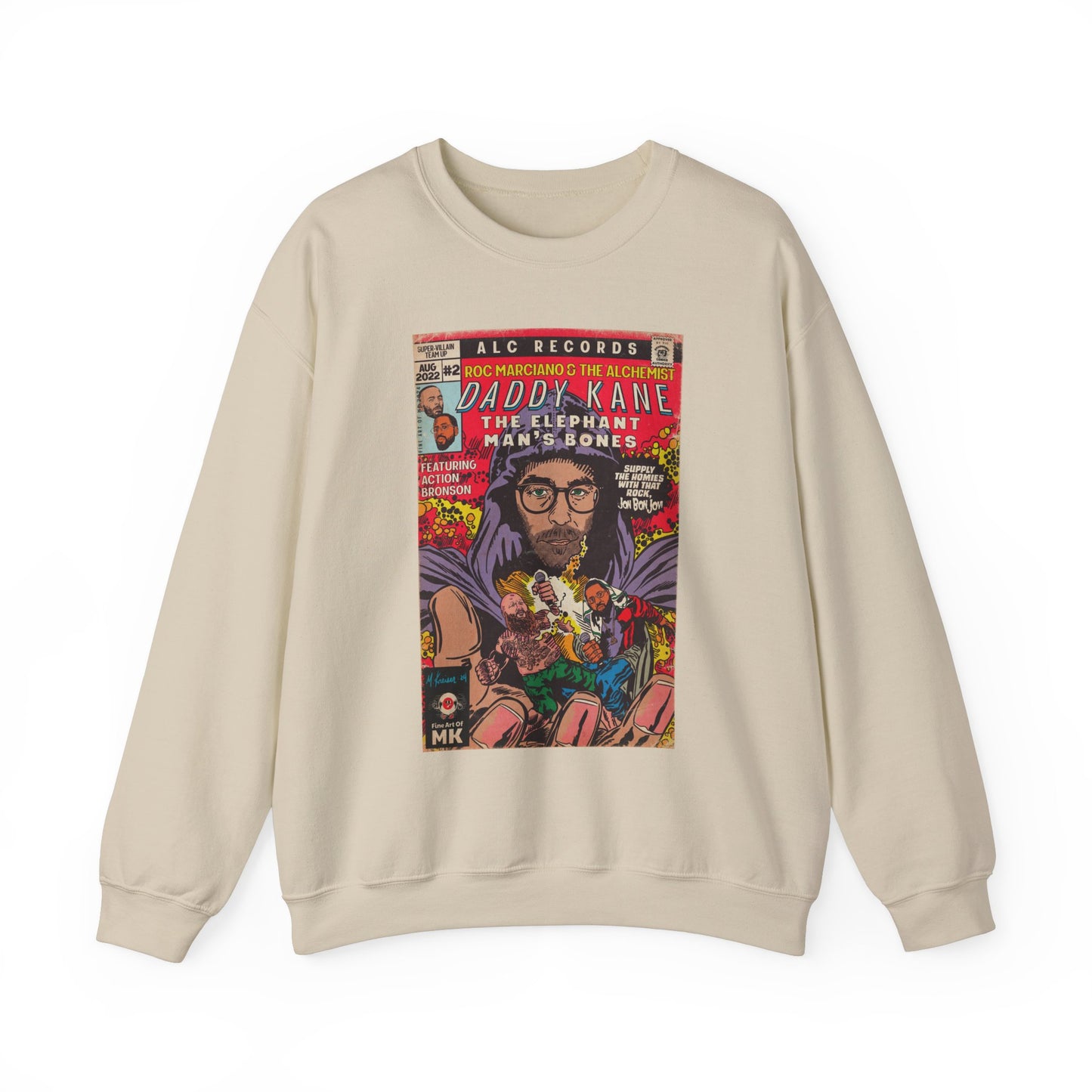 Roc Marciano, Alchemist, Action Bronson - Daddy Kane - Unisex Heavy Blend™ Crewneck Sweatshirt