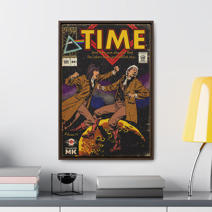 Pink Floyd- Time - Gallery Canvas Wraps, Vertical Frame