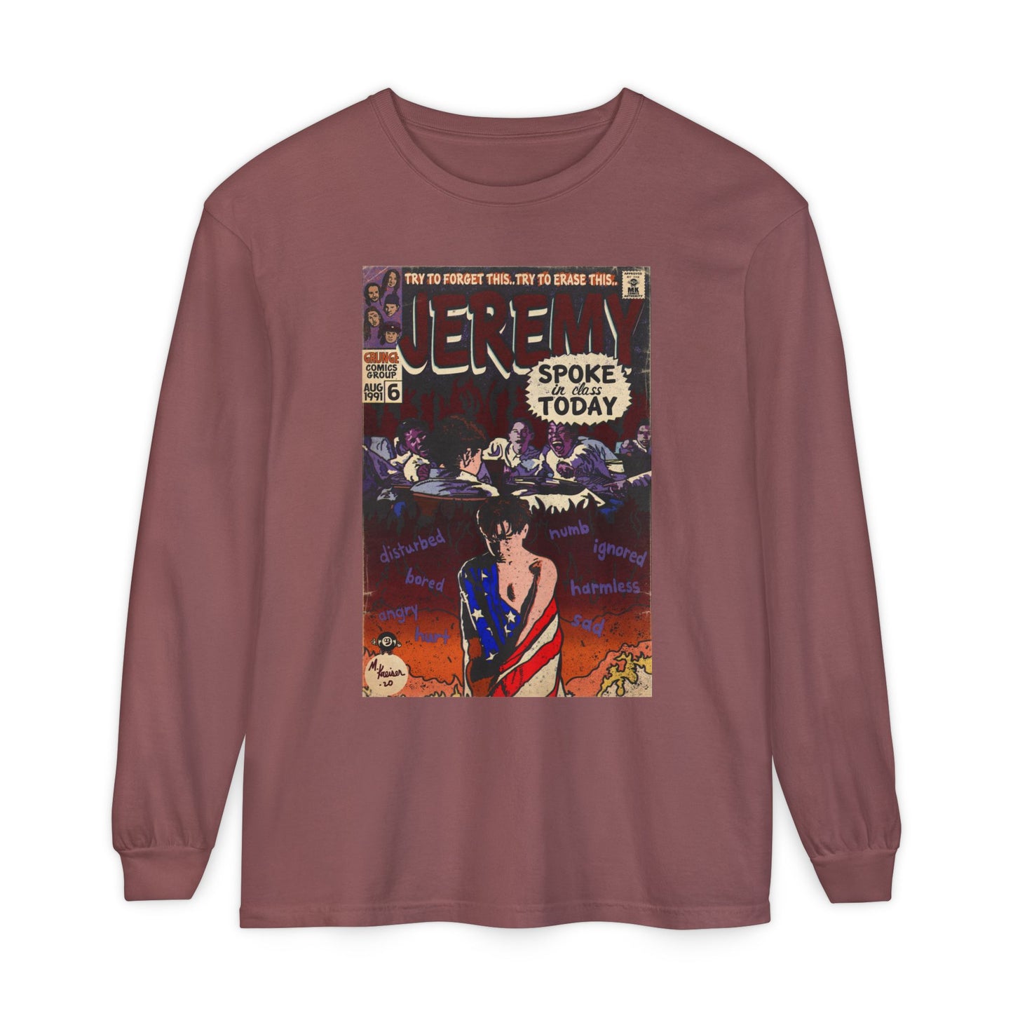 Jeremy - Unisex Comfort Colors Long Sleeve T-Shirt