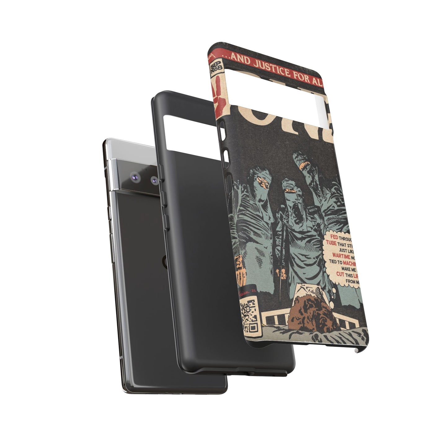 Metallica- One - Johnny Got His Gun Comic Book Art - Tough Phone Cases