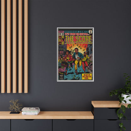 The Score - Matte Canvas, Framed (Multi-color)
