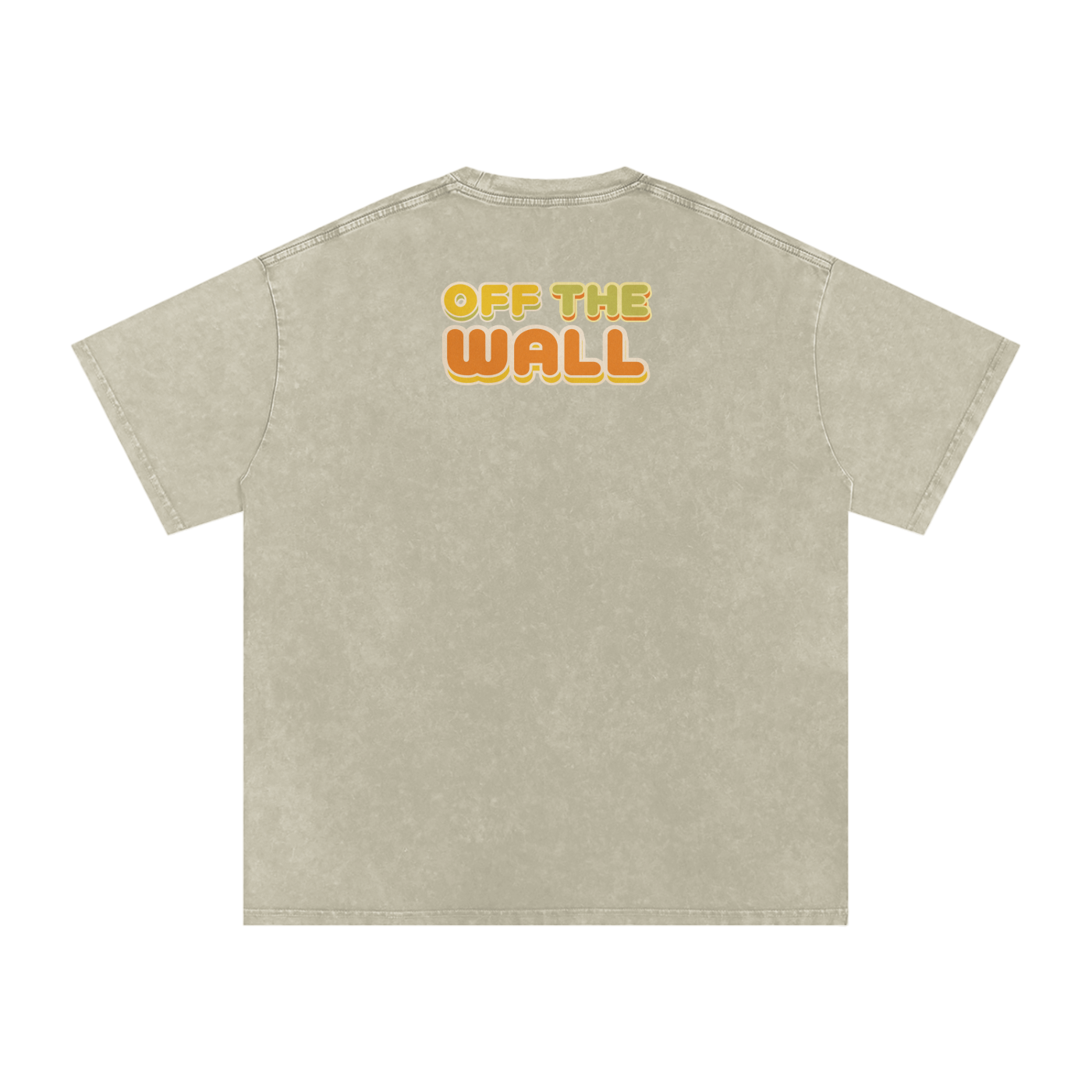Off the Wall - Snow Washed Oversized Cotton T-Shirt