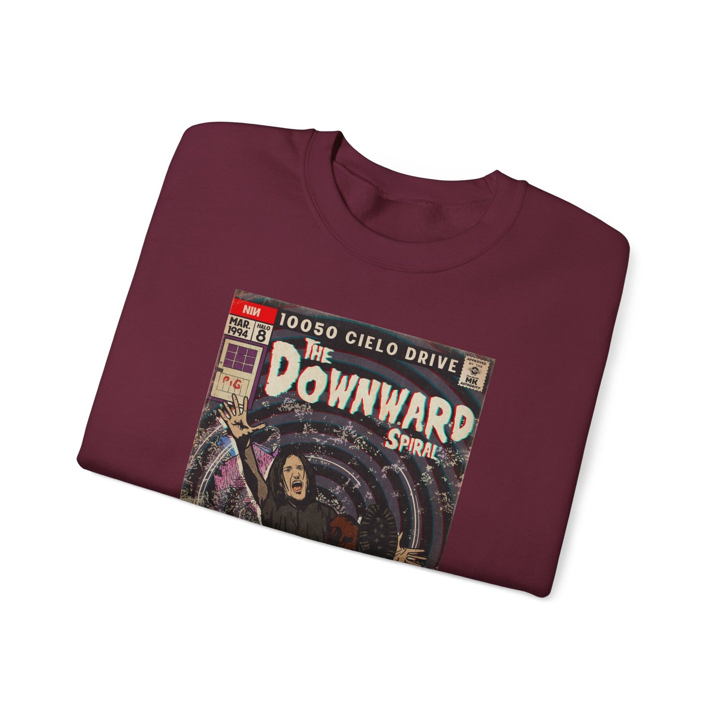 NIN - The Downward Spiral - Unisex Heavy Blend™ Crewneck Sweatshirt