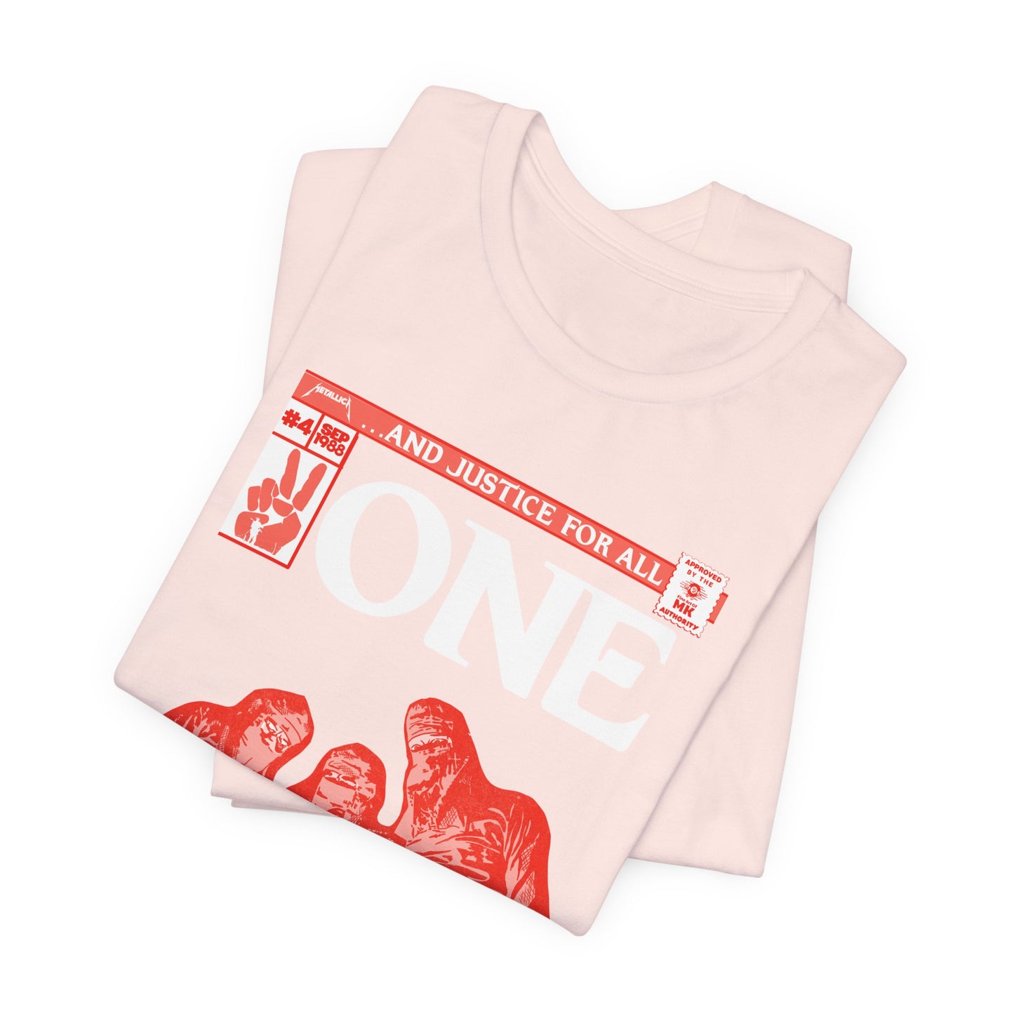 Metallica - One - RED VARIANT - Unisex Jersey Short Sleeve Tee
