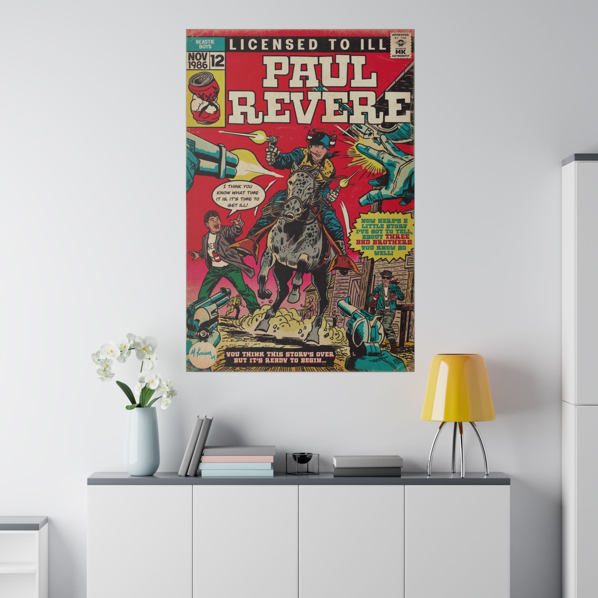 Paul Revere - Matte Canvas, Stretched, 0.75"
