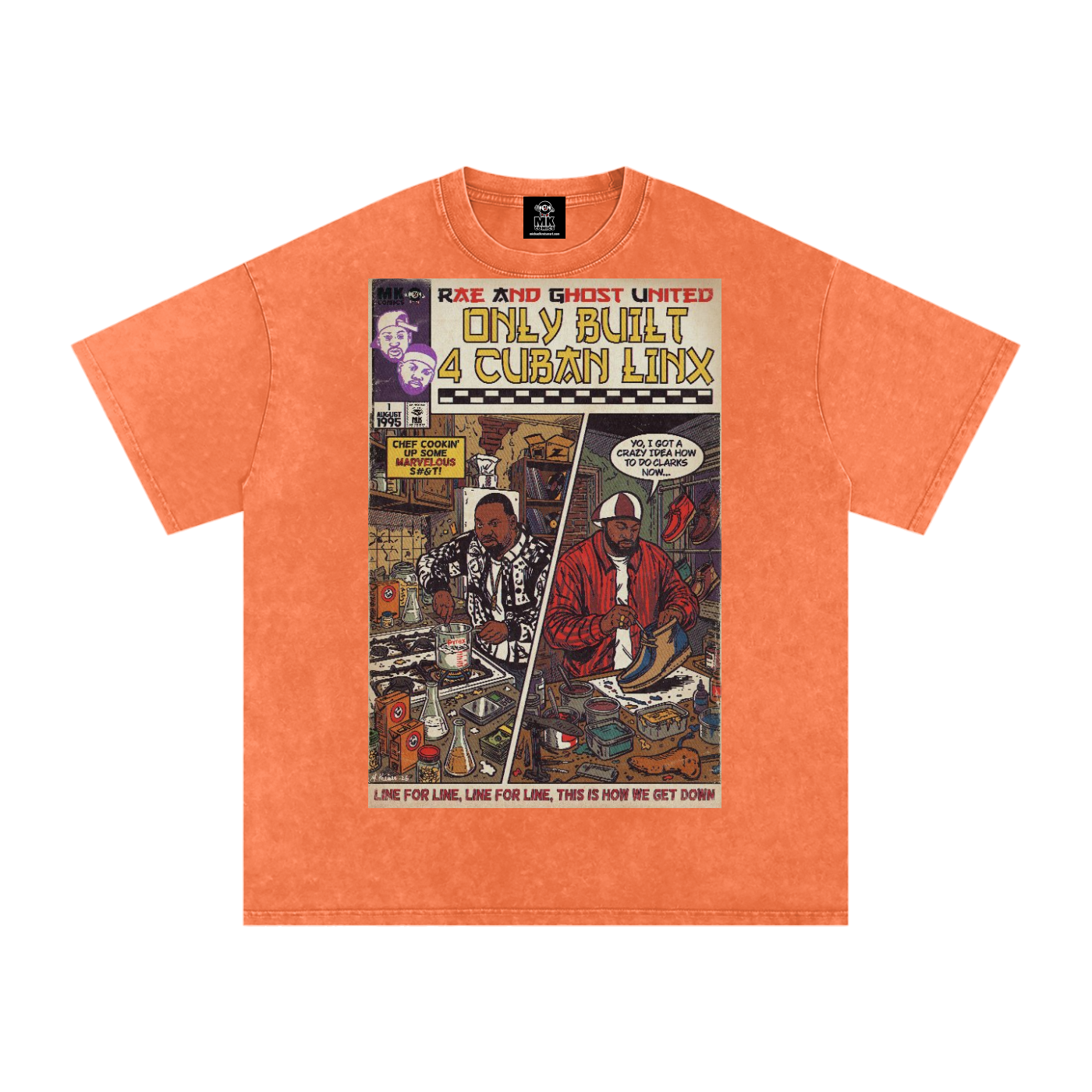 Only Built 4 Cuban Linx - Snow Washed Oversized Cotton T-Shirt