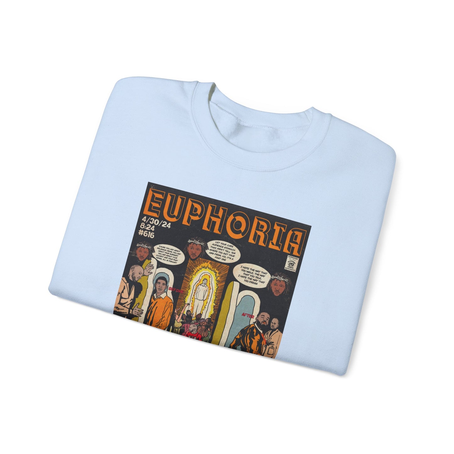 Kendrick Lamar - Euphoria - Unisex Heavy Blend™ Crewneck Sweatshirt