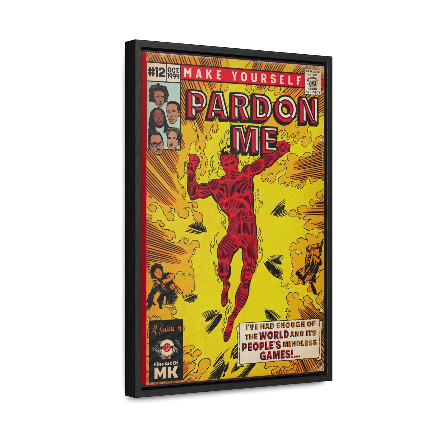 Incubus - Pardon Me - Gallery Canvas Wraps, Vertical Frame