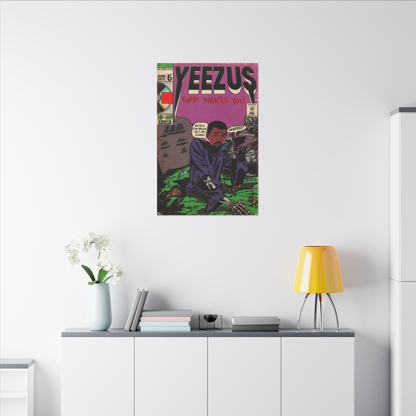 Yeez - Matte Canvas, Stretched, 0.75" (Multi-Size)