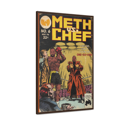 Method Man & Raekwon - Meth vs. Chef - Wu-Tang - Gallery Canvas Wraps, Vertical Frame